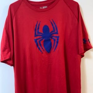 SPIDERMAN SPIDER MAN Under Armour  Mens Loose Fit Shirt 2XL XXL